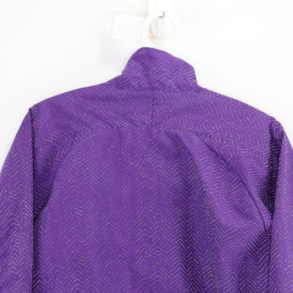 90s Illuminite Mens Small Reflective Jacket Purple - Picture 7 of 8